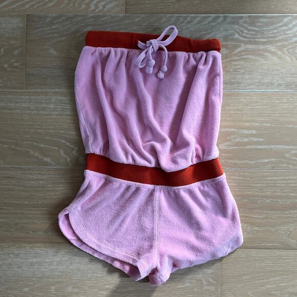 Urban Outfitters Out From Under Airy Terry Tube Top Romper Small UO - Picture 3 of 5